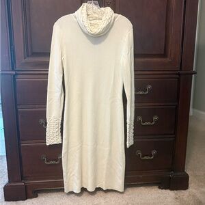 Moda International Ivory Knit Dress